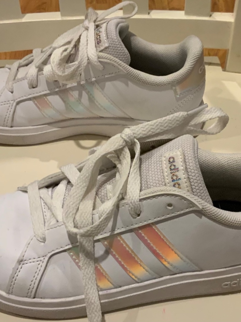 Little Girl Adidas Shoes - Picture 2 of 6